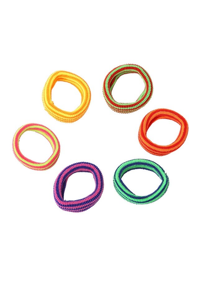 Multicolor Plain Elastic Pony Tail Hair Rubber Bands For Womens/Girls (Pack Of 6) - pzsku/Z41FFE41A04897752728AZ/45/_/1720081461/150b90f1-d6d5-4531-8cd3-cd3ab581973d