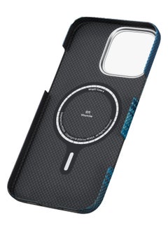 PITAKA Tactile Woven Ultra Slim Case for iPhone 16 Pro with Raised Camera Lip / Woven Touch / Compatible with MagSafe / Drop and Damage Protection - Moonrise  - Image 5