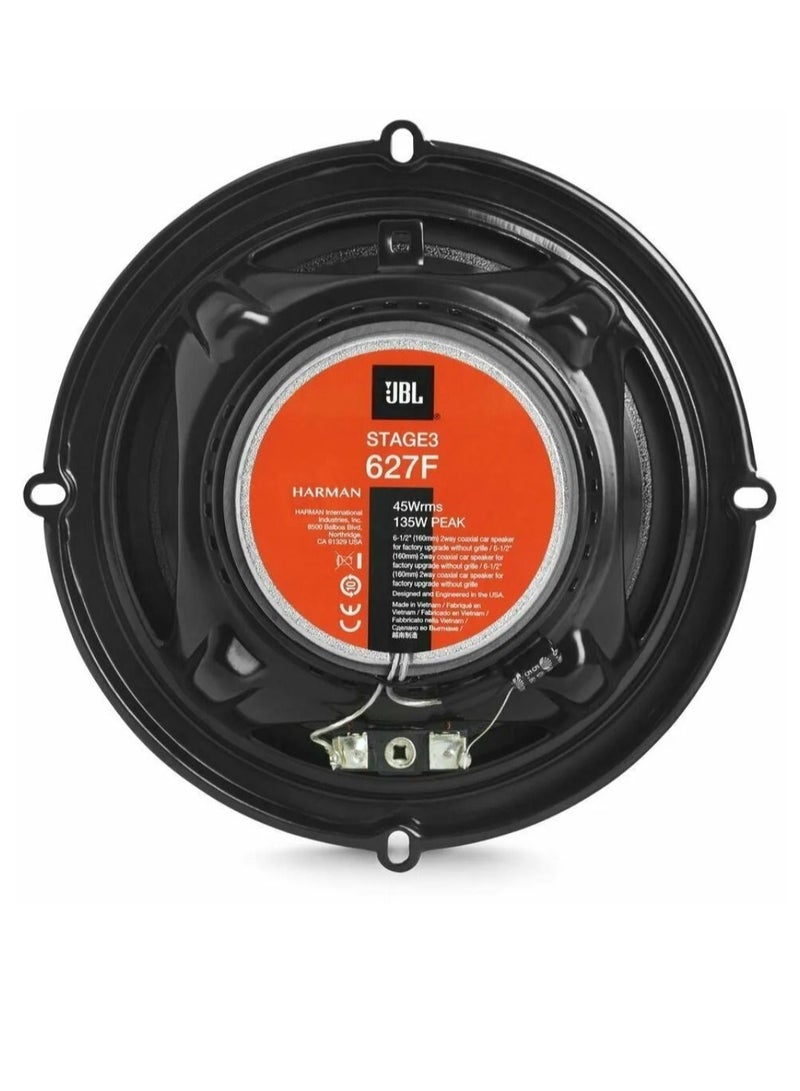 JBL Speaker 6.5 Inch 2Way STAGE 3 Series Coaxial Car Loudspeakers Peak 270 watts per pair 135 watts each - Image 3