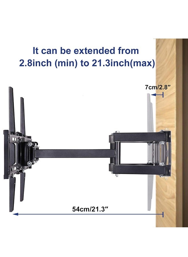 TV Wall Bracket Mount: Corner TV Wall Mount Swivels Tilts Extends for 32-65 inch LCD LED Plasma Flat Screens VESA from 200x 100 to 600x400 up to 35KG - Image 4