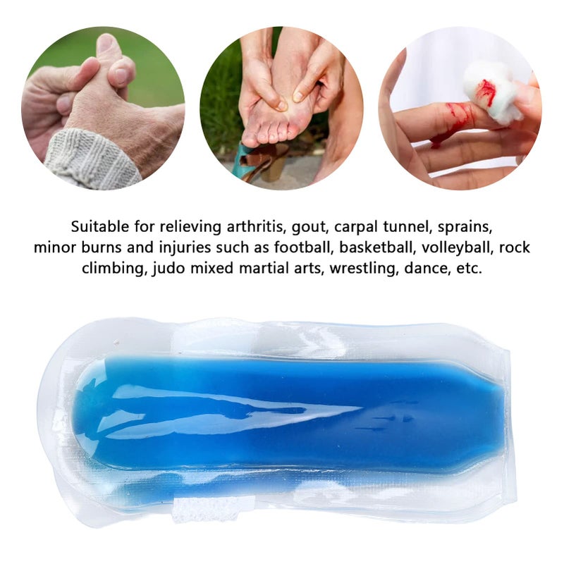 Sonew Finger Toe Ice Pack, Hot Cold Toe Tip Gel Ice Pack, Men and Women Finger Care Ice Pack (3.1in) - Image 3