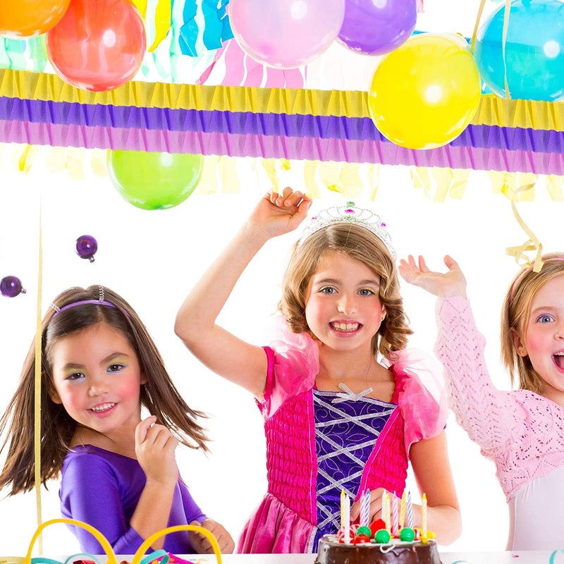 12 Pcs Crepe Paper Party Streamer Paper Decorations for Birthday Wedding Concert and Various Festivals (9m/Roll) - Image 4