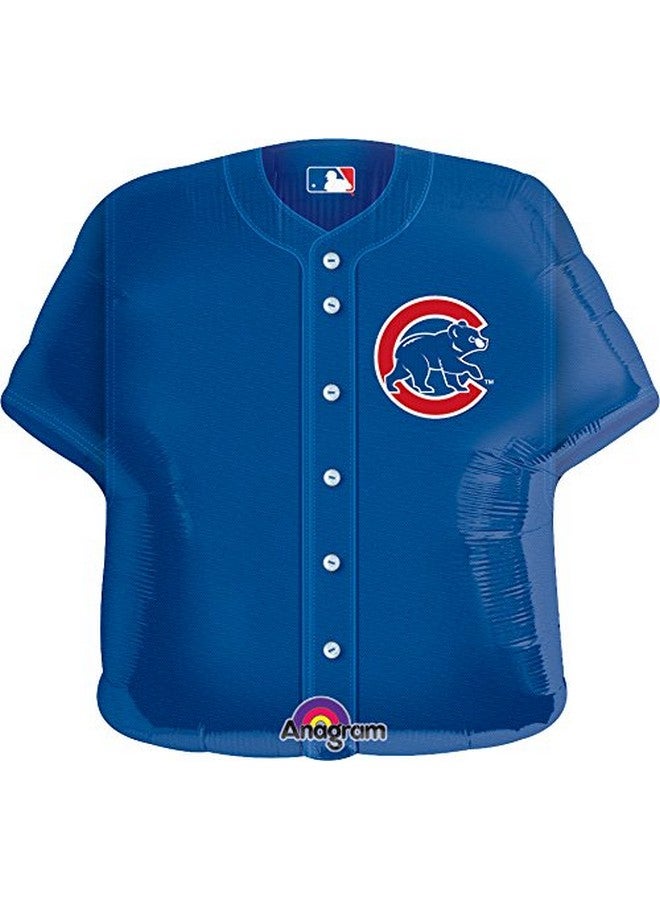 Anagram Anagram International 24" CHICAGO CUBS JERSEY FOIL FLAT, Multicolor