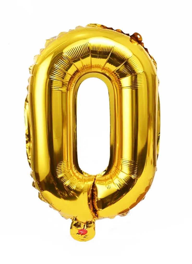 بارتي فن 32 "احباط رسالة بالون حرف O ذهبي - Image 1