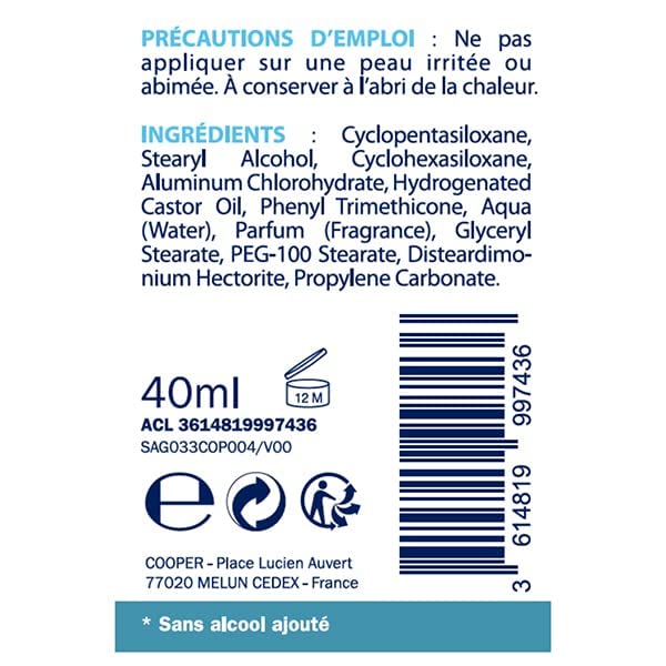 cooper Etiaxil Deodorant Anti-Perspirant 48H Stick 40Ml - Image 3