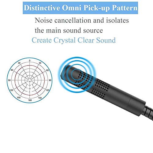 VIBOTON USB Gaming Mic - Noise Cancellation, Recording for PC, Laptop, Desktop Mac - Plug and Play, Black - Image 3