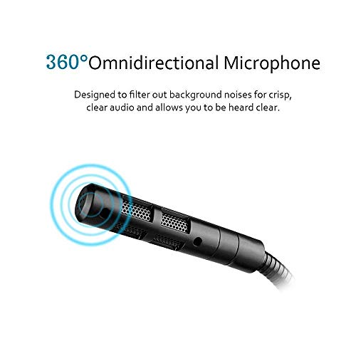 VIBOTON USB Gaming Mic - Noise Cancellation, Recording for PC, Laptop, Desktop Mac - Plug and Play, Black - Image 4