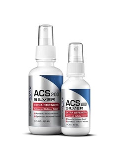 ACS 200 Silver Extra Strength Immune System Support – Advanced Cellular Colloidal Silver Supercharges Your Immune System. Recommended by Doctors Worldwide ( 4 oz )