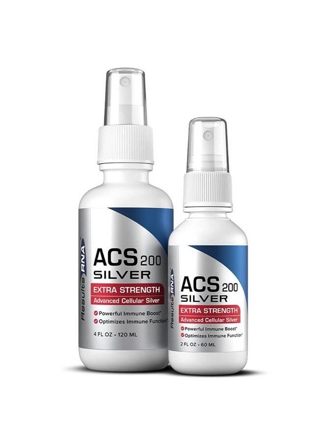Results RNA - ACS 200 Silver Extra Strength Immune System Support – Advanced Cellular Colloidal Silver Supercharges Your Immune System. Recommended by Doctors Worldwide ( 4 oz ) - Image 1