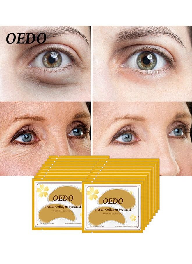 OEDO - 5 Pair Crystal Collagen Eye Mask Moist And Nourish Eyes - Image 1