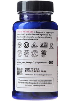 LEGENDAIRY Milk Legendairy Milk, Pump Princess, 60 Vegetarian Capsules  - Image 2