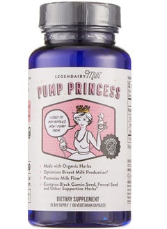 LEGENDAIRY Milk Legendairy Milk, Pump Princess, 60 Vegetarian Capsules  - Image 1