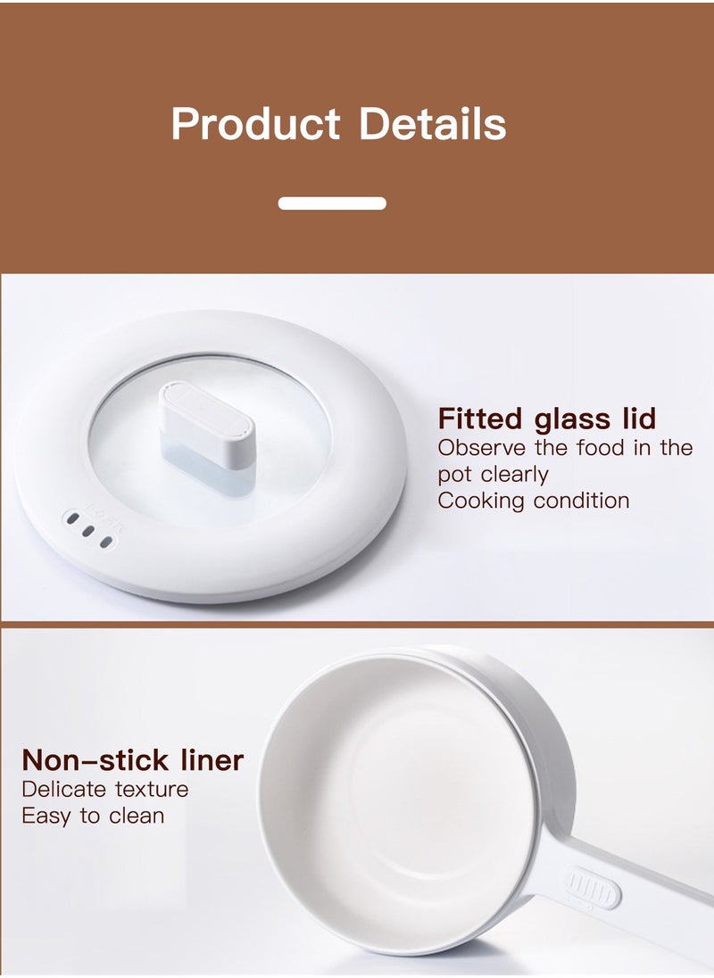 Sharpdo - Multifunctional Household Small Power Electric Cooking Pot 20CM - Image 1