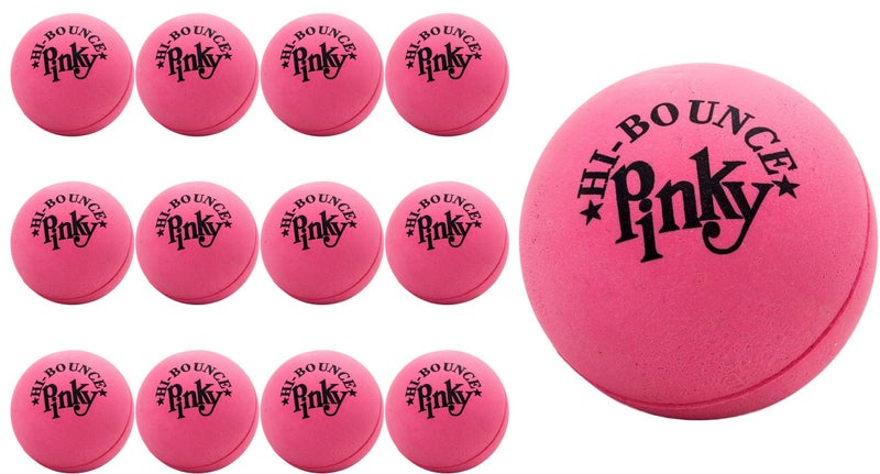 JA-RU Super Bounce Pinky Ball (12 Bouncy Balls) Outdoor Games & Indoor Playground Kids Toys. Massage Therapy Stress Balls. Sports Party Favors & Carnival Prizes in Bulk. 976-12p - Image 1