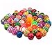 OBTANIM 100 Pcs Colorful Bouncy Balls Bulk Mixed Pattern High Bouncing Balls for Kids Party Favors Prizes Birthdays Gift 27 mm - Image 3