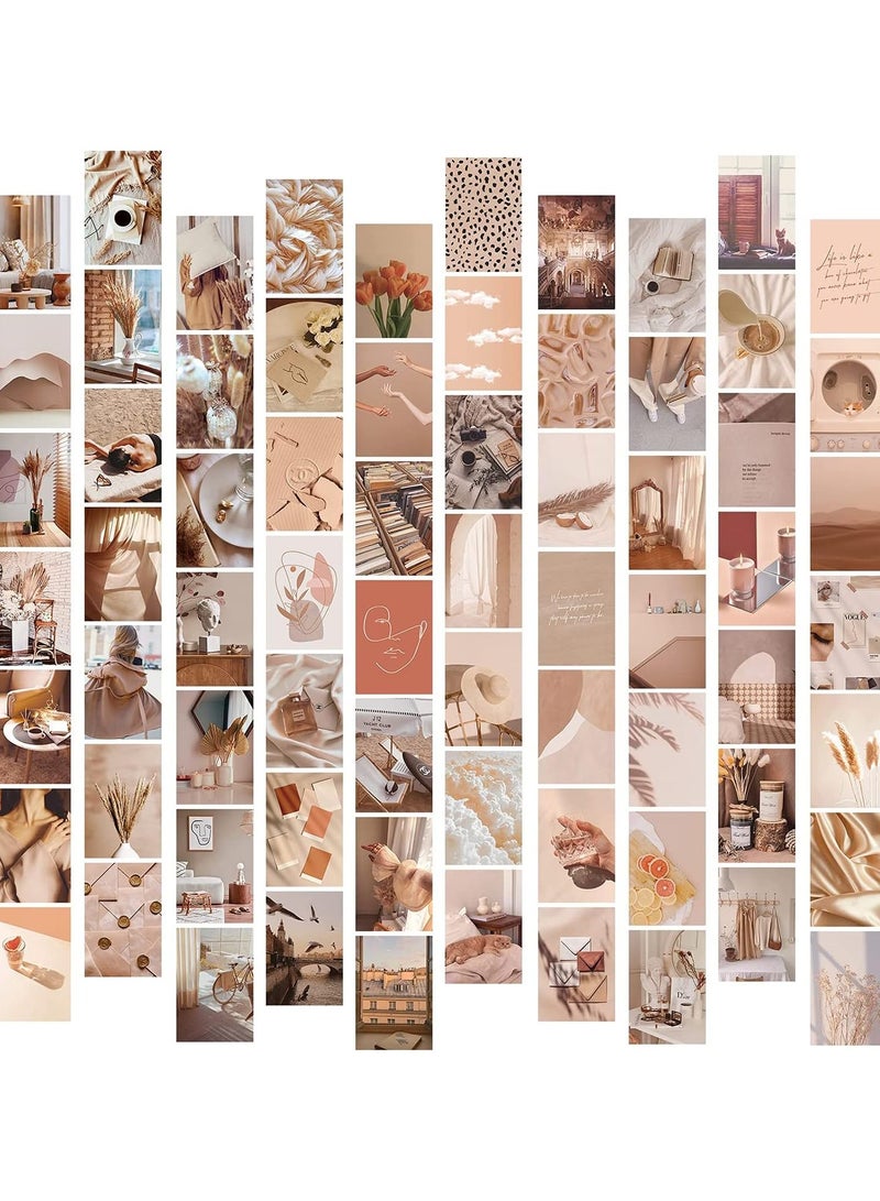 Today Idea Vintage Wall Collage Kit, Botanical Wall Collage Cards, Trendy Small Poster, Aesthetic Pictures, for Dorm, Bedroom Decor for Teens Boys Girls, Gift for Party, Birthday, Graduations (70Pcs) - Image 2