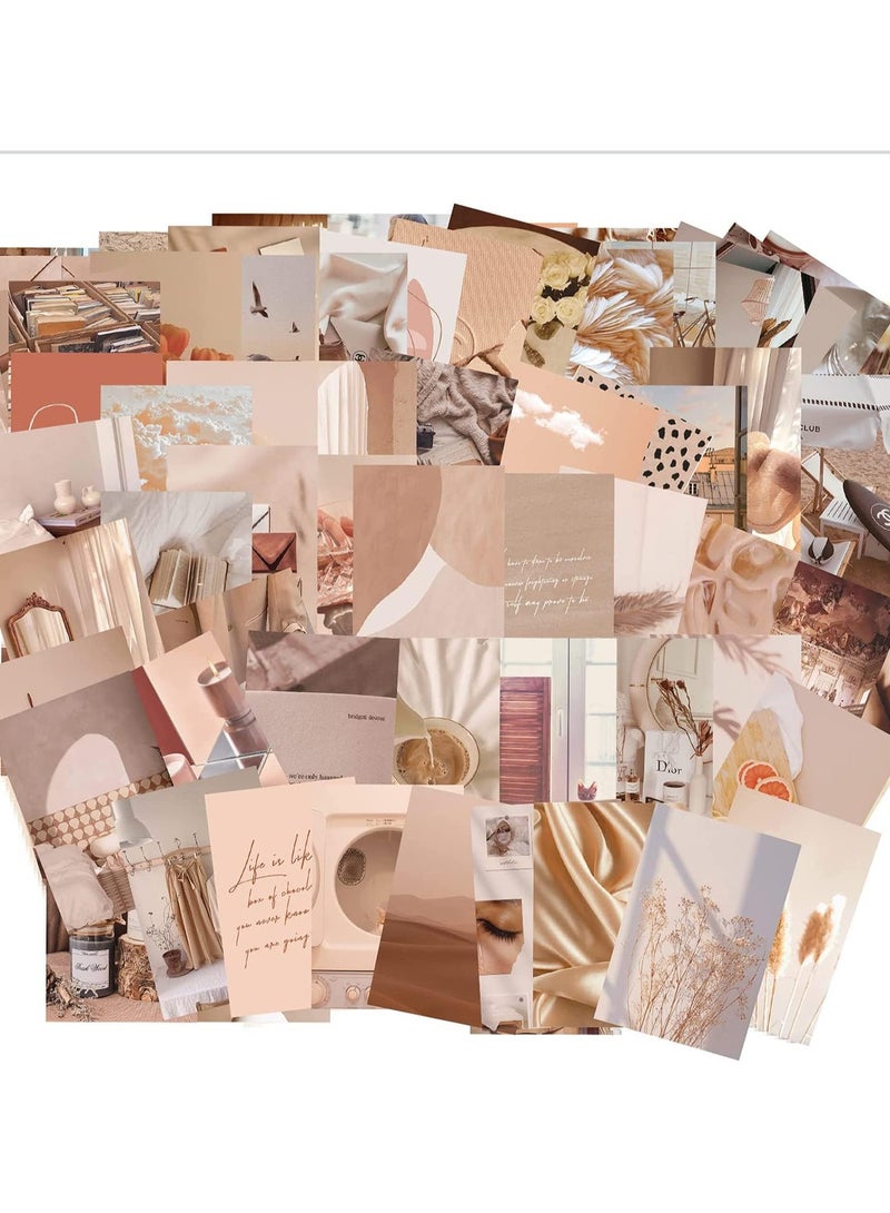 Today Idea Vintage Wall Collage Kit, Botanical Wall Collage Cards, Trendy Small Poster, Aesthetic Pictures, for Dorm, Bedroom Decor for Teens Boys Girls, Gift for Party, Birthday, Graduations (70Pcs) - Image 3