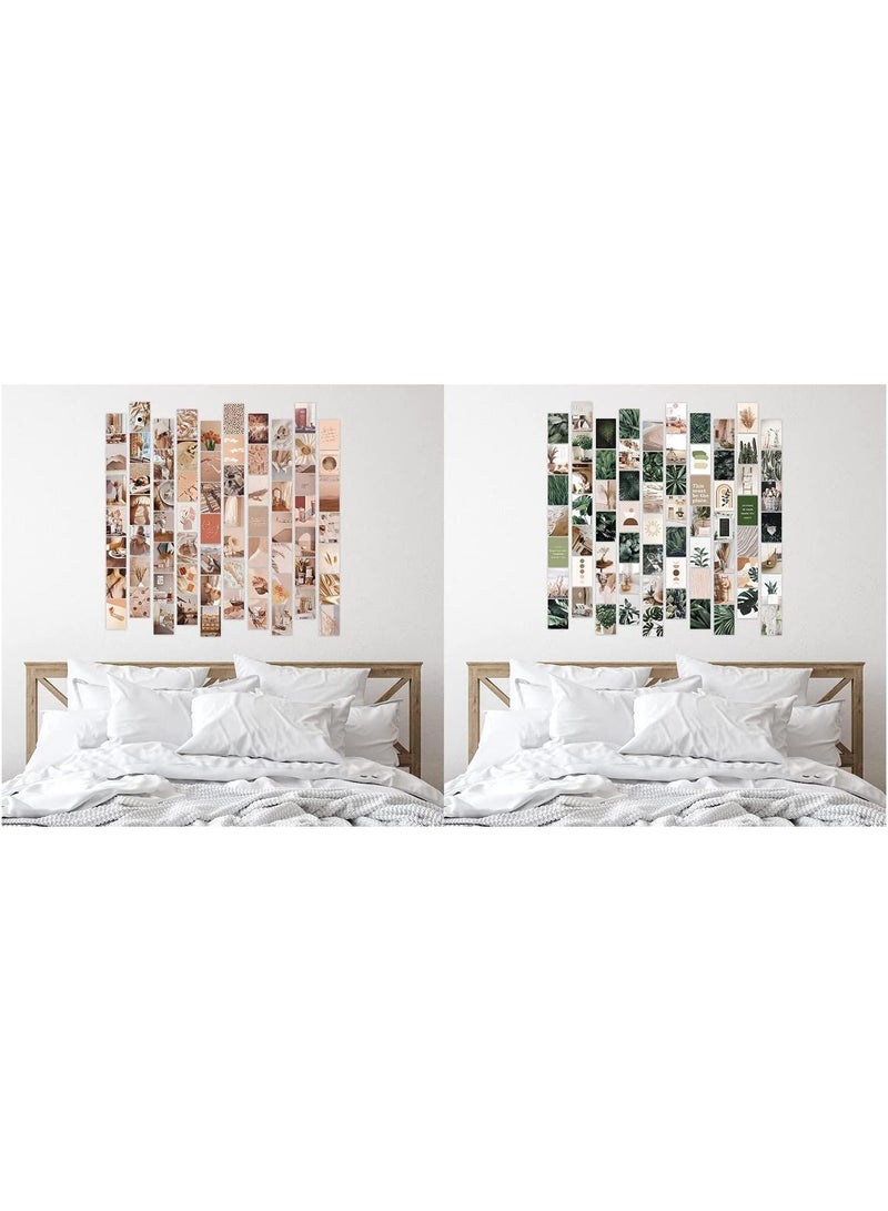 Today Idea Vintage Wall Collage Kit, Botanical Wall Collage Cards, Trendy Small Poster, Aesthetic Pictures, for Dorm, Bedroom Decor for Teens Boys Girls, Gift for Party, Birthday, Graduations (70Pcs) - Image 4