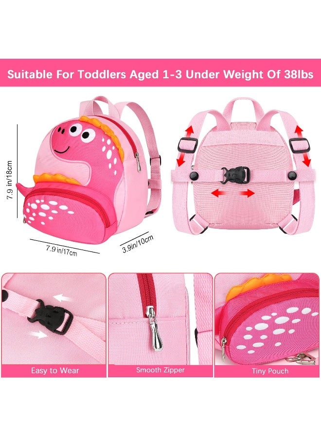 Accmor Toddler Harness Backpack with Leash, Cute Dinosaur Kid Backpacks with Anti Lost Wrist Link - Image 3