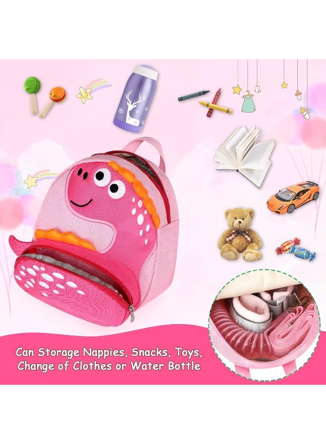 Accmor Toddler Harness Backpack with Leash, Cute Dinosaur Kid Backpacks with Anti Lost Wrist Link - Image 2