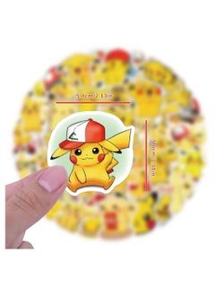 Pokemon 50PCS Stickers for Kids, Cute Stickers, Stickers for Teens, Waterproof Stickers Vinyl Stickers, Funny Waterproof Animals Stickers(Style Three)  - Image 2