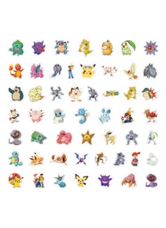 Pokemon 50PCS Stickers for Kids, Cute Stickers, Stickers for Teens, Waterproof Stickers Vinyl Stickers, Funny Waterproof Animals Stickers(Style Three)  - Image 3