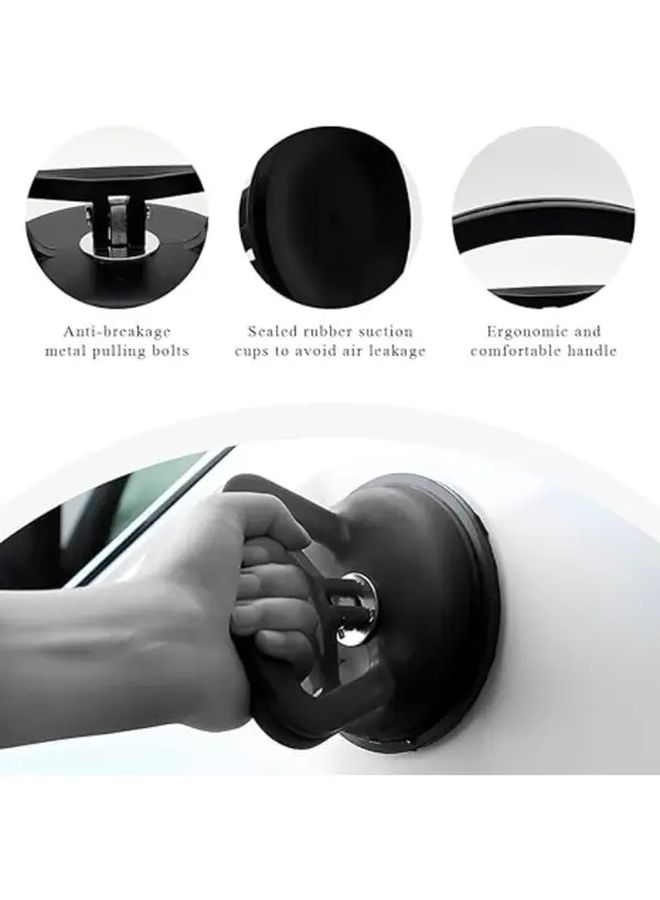 مزلاج شفط كبير وقوي لإزالة الانبعاجات من السيارة مع مقبض مطاطي لإصلاح انبعاجات هيكل السيارة والرفارف - أداة بحجم واحد - قطعة واحدة - Image 3