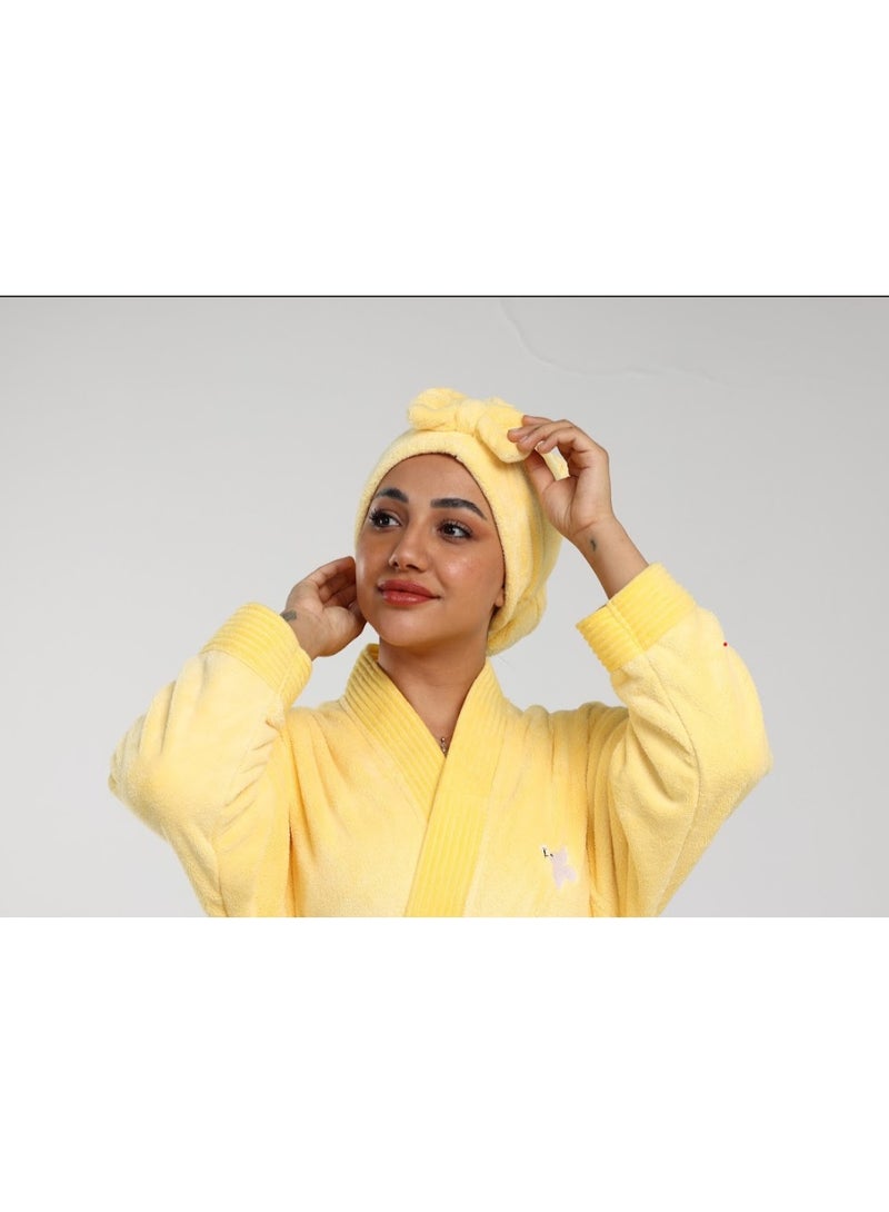 Relef Quick Dry Hair Towel 25×75 cm Ultra Absorbent Hair Wrap - Image 2