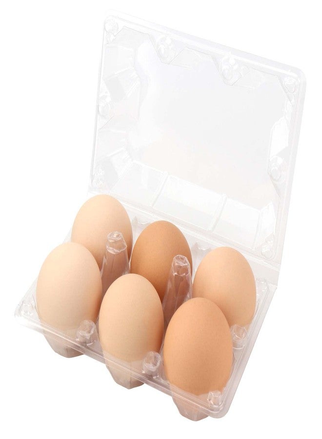 JAPCHET 150 Pack Clear 6 Egg Carton, Empty Plastic Egg Cartons for Chicken Egg Storage and Transport for Kitchen, Market and Farm - Image 4