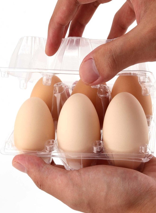 JAPCHET 150 Pack Clear 6 Egg Carton, Empty Plastic Egg Cartons for Chicken Egg Storage and Transport for Kitchen, Market and Farm - Image 5