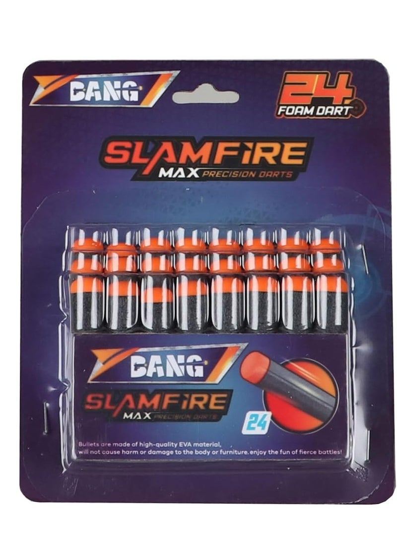 Bang BANG Power Shot 24 – Soft Darts Refill Pack for Action Blasters  - Image 1