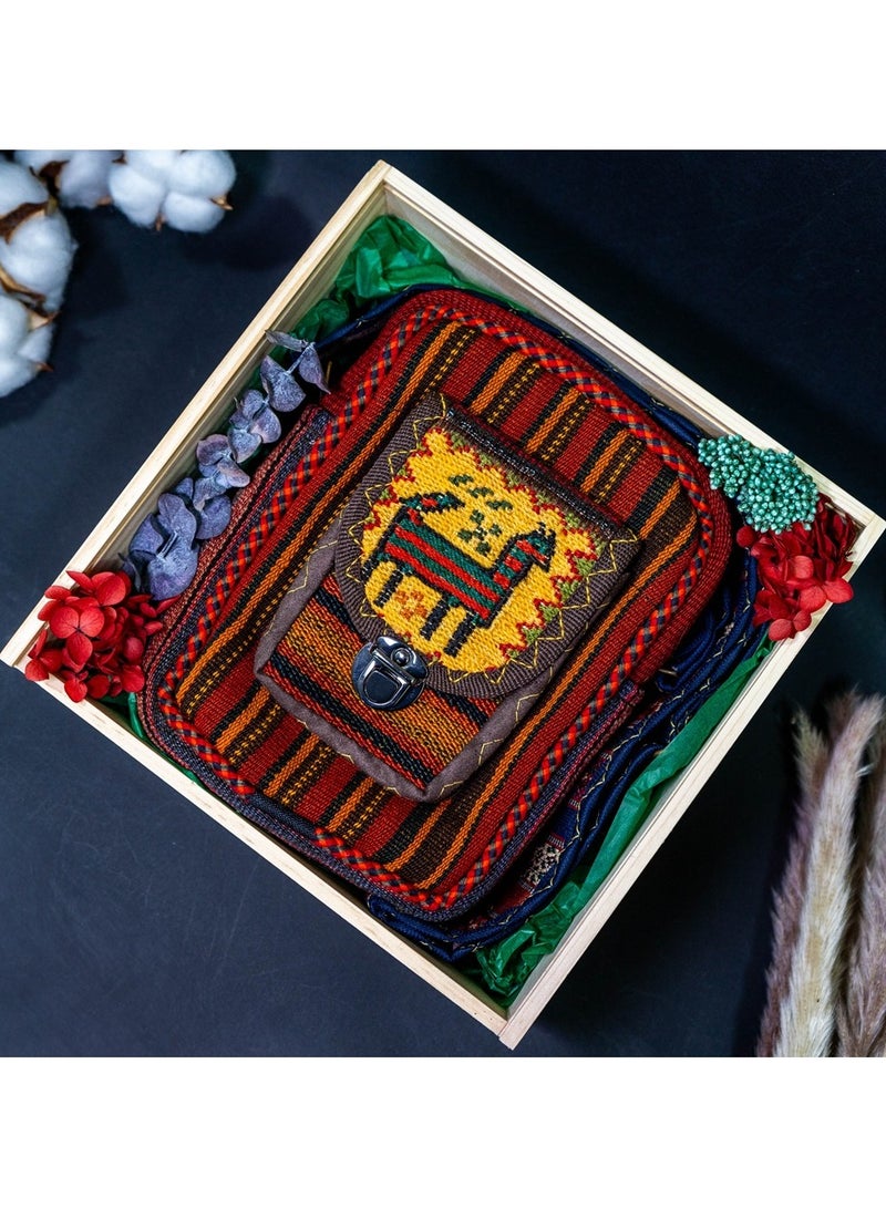 Sofia Nature Stylish Balochi Hand Embroidery Bag - Unique Shoulder Purse - White Handmade Women's Bag with Large Capacity and Casual Charm - Image 1