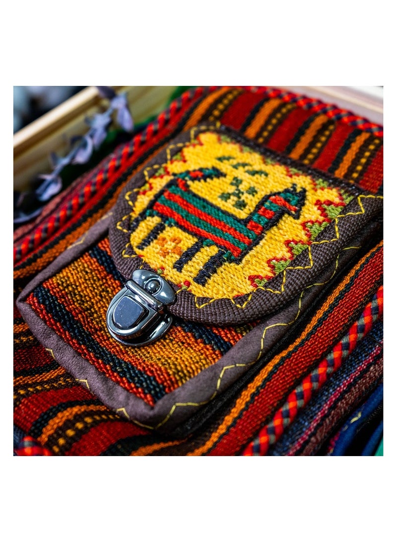 Sofia Nature Stylish Balochi Hand Embroidery Bag - Unique Shoulder Purse - White Handmade Women's Bag with Large Capacity and Casual Charm - Image 3