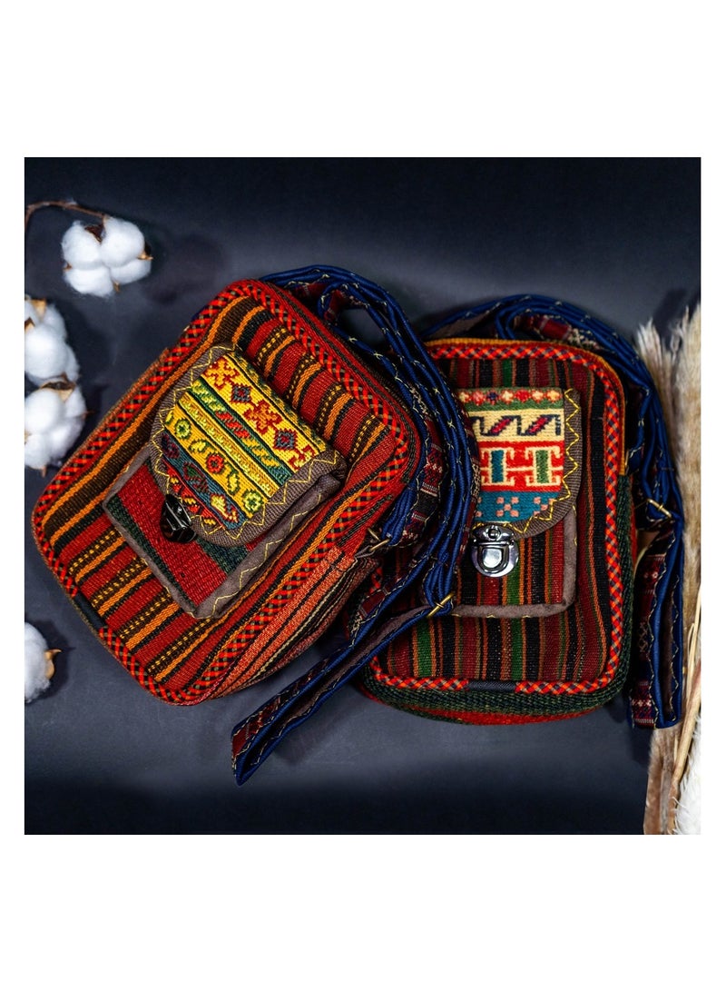 Sofia Nature Stylish Balochi Hand Embroidery Bag - Unique Shoulder Purse - White Handmade Women's Bag with Large Capacity and Casual Charm - Image 5