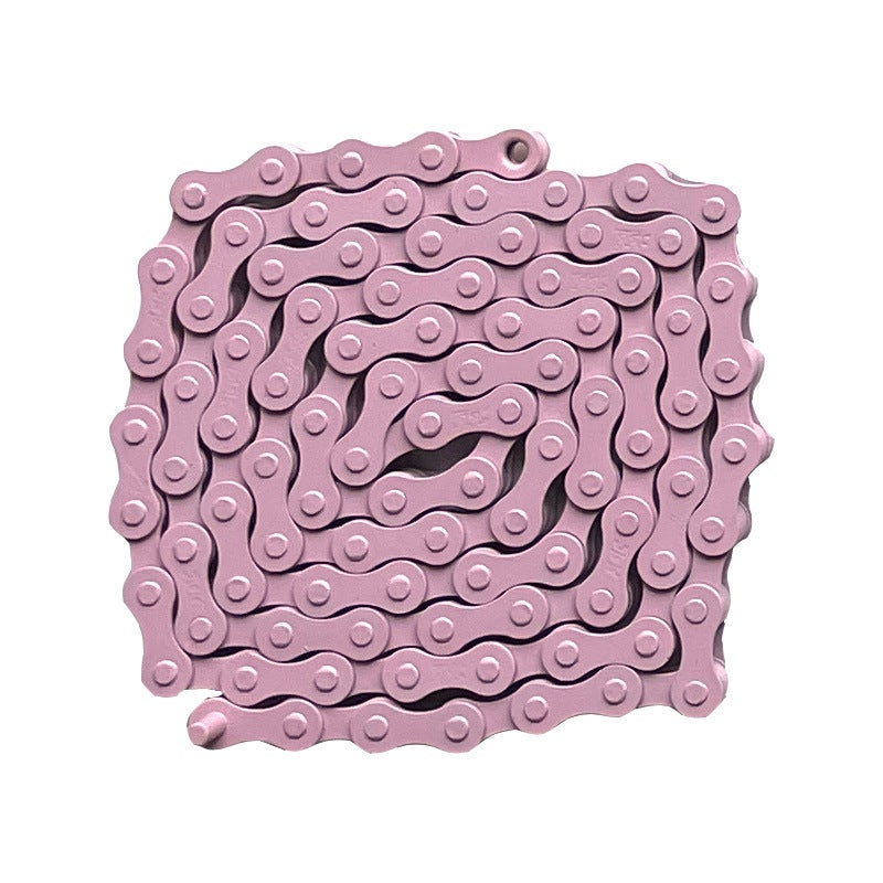 Generic Colorful Fixed-Gear Bike Chain 94-Link Road Cycling Pink