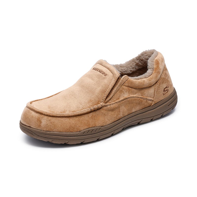 Skechers Men's Expected X Slipper Shoe, Tan, 7 Medium US - Image 5
