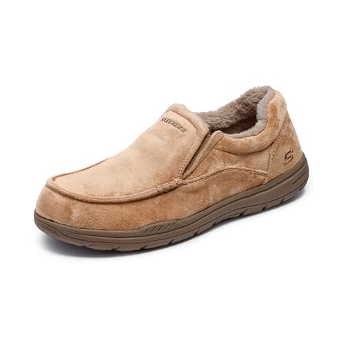 Skechers Men's Expected X Slipper Shoe, Tan, 7 Medium US - Image 1