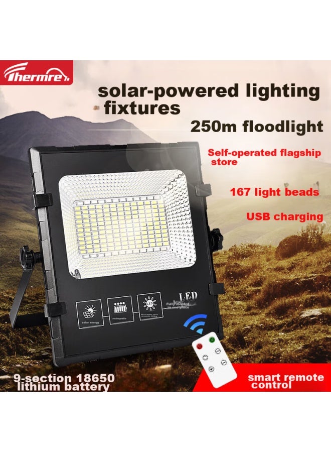 Thermarest Thermarest Solar Led Rechargeable Outdoor Floodlight, Portable Camping Light, Night Market Stall Light, Emergency Lighting For Power Outages  - Image 1