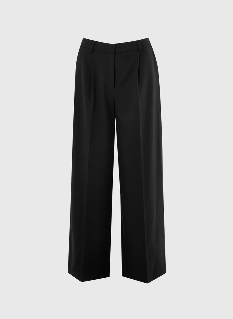 ماتلان Et Vous Black PVL Wide Leg Co Ord Trousers