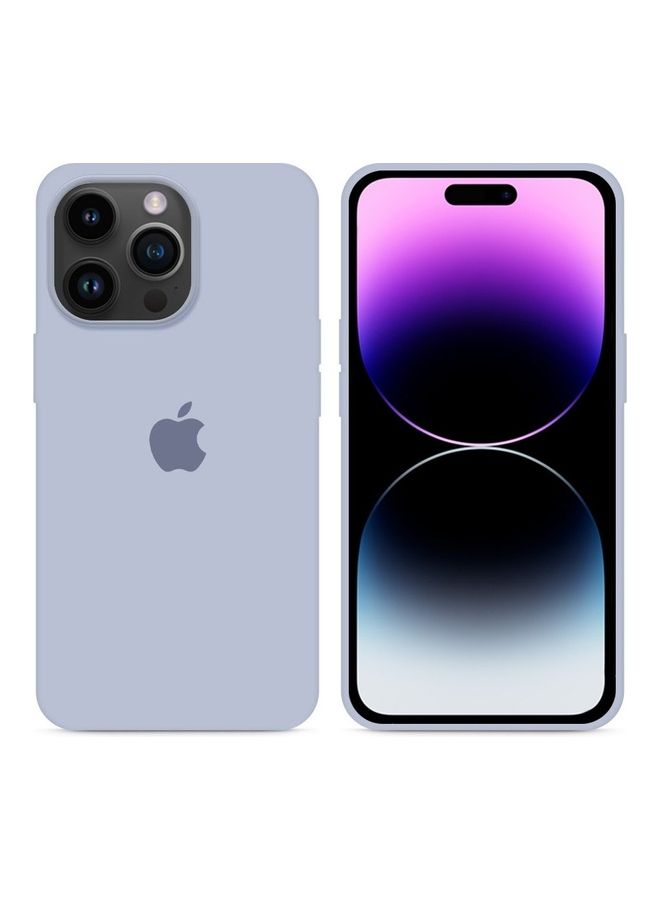 NIBEMINENT Apple iPhone 14 Pro Max Case Silicone Cover Liquid Gel Soft Ultra Slim Shockproof Back Full Body Protection 6.7 Inch Lilac - Image 3