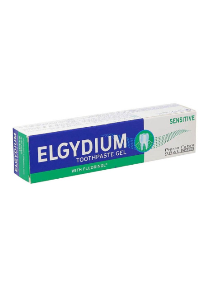 ELGYDIUM - Sensitive Fluorinol Gel Toothpaste 75ml - Image 1