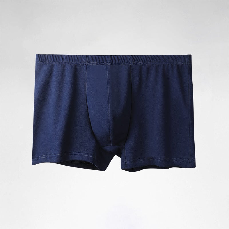 Mens Cotton Underwear Mens Sports Boxers plus size Boxer Shorts Comfortable Breathable Mens Underpants Trendy 299 sapphire blue 