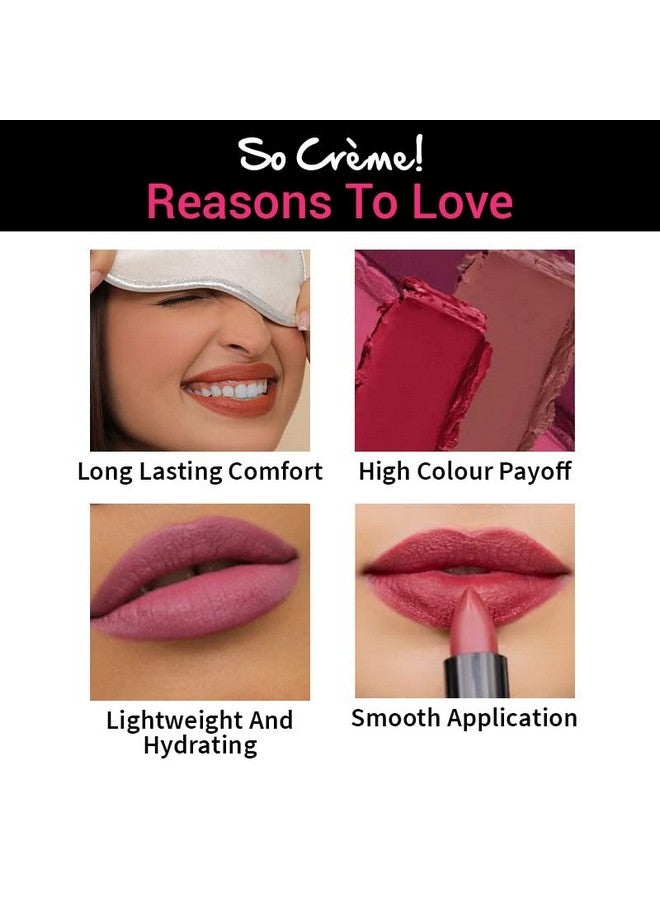 Nykaa So Creme! Creamy Matte Lipstick - You'Re Latte - Image 5