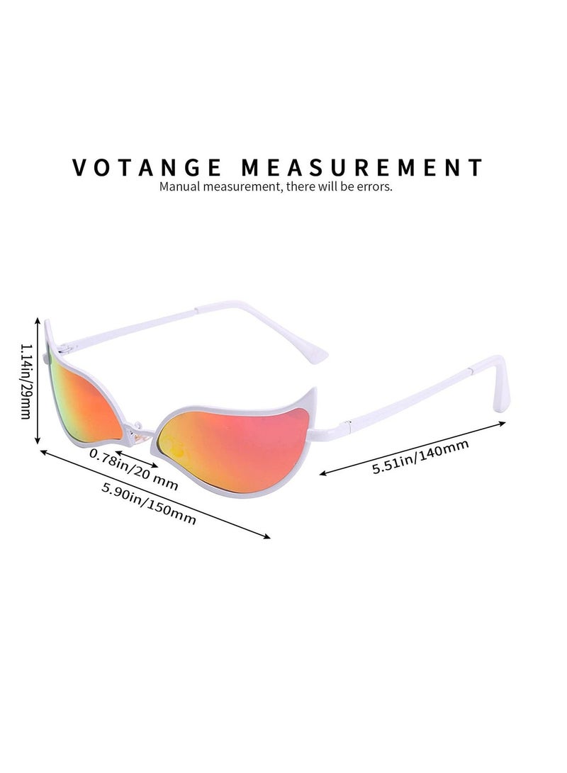 نظارات دوفلامينغو من أنمي ون بيس جوكر كوسبلاي شمسية UV400 - Image 3