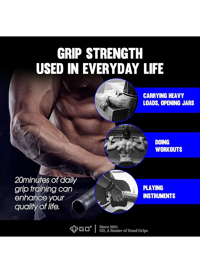 GD Iron Grip 70 Hand Grip Strengthener (Adjustable Hand Grip) Wrist and Forearm Strength Trainer Hand Strengthner - Image 3