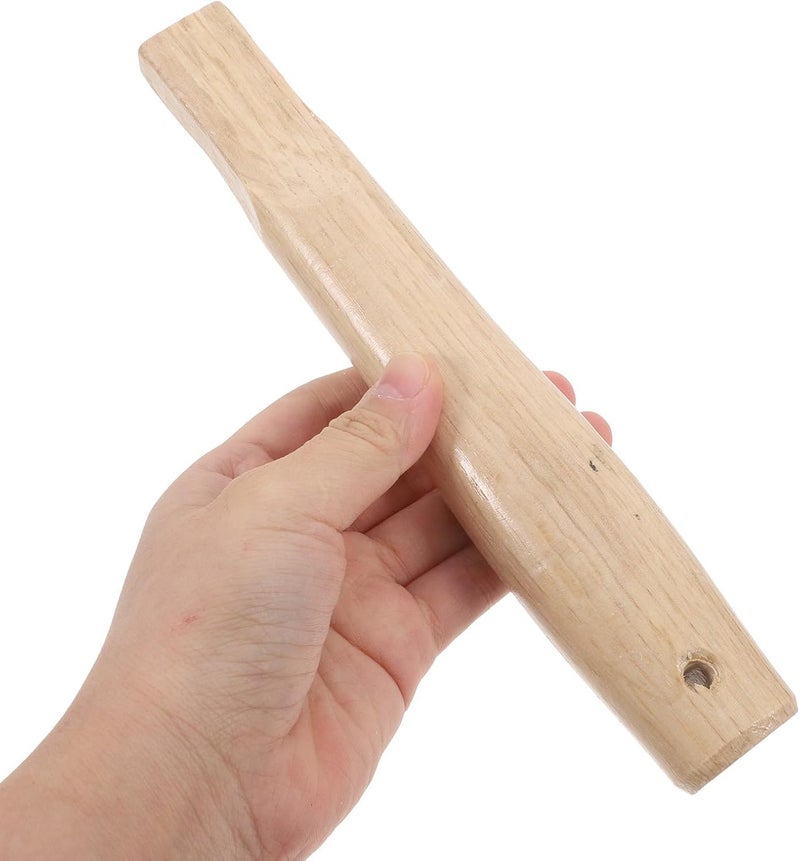 Claw Hammer Handle Wooden Replacement 22cm Solid Wood Tool Handle for Woodworking and Household Hand Tools Sledgehammer Attachments - Image 2