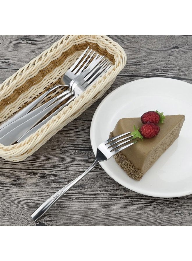 HOMMP 16-Piece Stainless Steel Salad Forks, Dessert Forks - Image 3