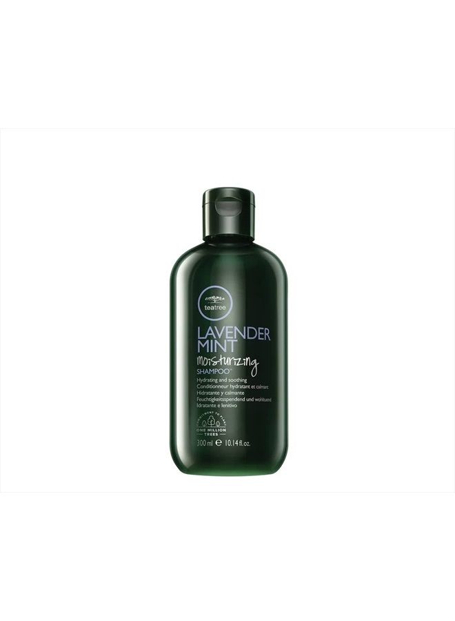 Tea Tree Lavender Mint Moisturizing Shampoo, Hydrates + Soothes, For Coarse + Dry Hair, 10.14 fl. oz. - Image 1