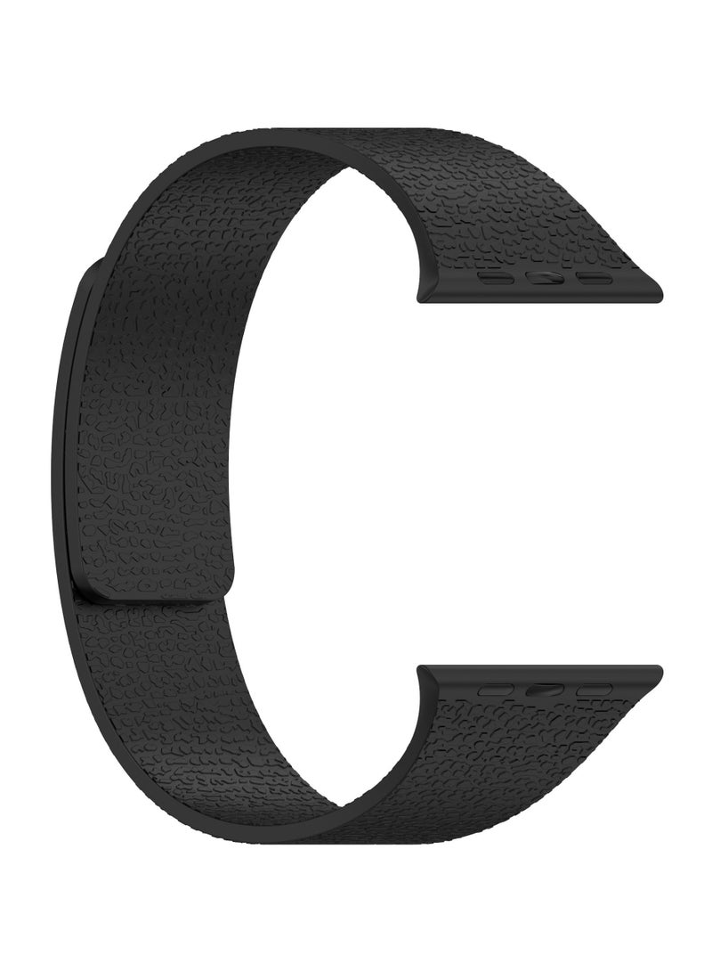 Magnetic Silicone Strap for Apple Watch 10/9/8/7/6/5/4/3 (42/44/45/46/49mm) - Breathable Unisex Sports Band for Spring/Summer | Couple Matching Design  - Image 3