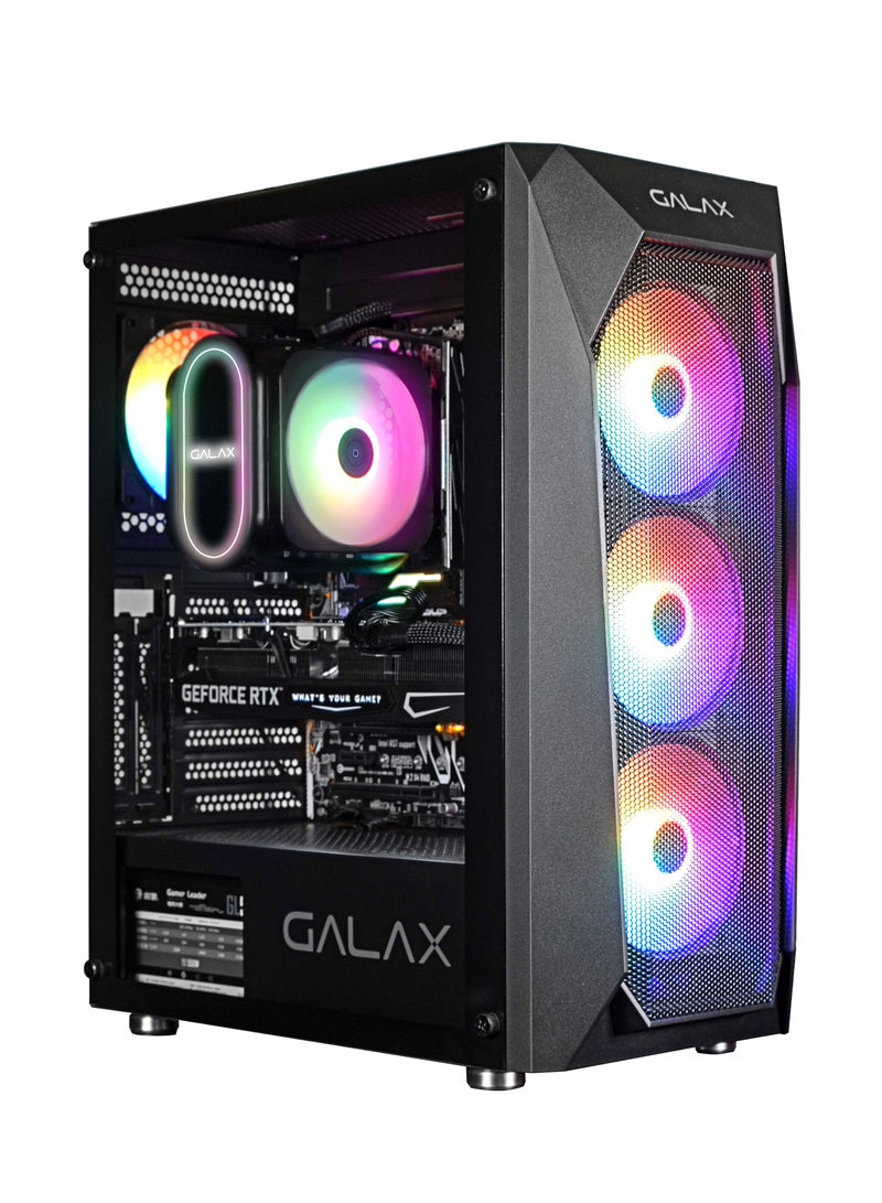 GALAX AMD RYZEN 5 7600X Processor/16GB RAM 6000MHZ DDR5/ 1TB M.2 NVME 6000MS/ Nvidia GeForce  RTX 4060 8GBGraphics Card/Galax 07 Case Black, Air cooler DeepCool Windows 11 Pro 